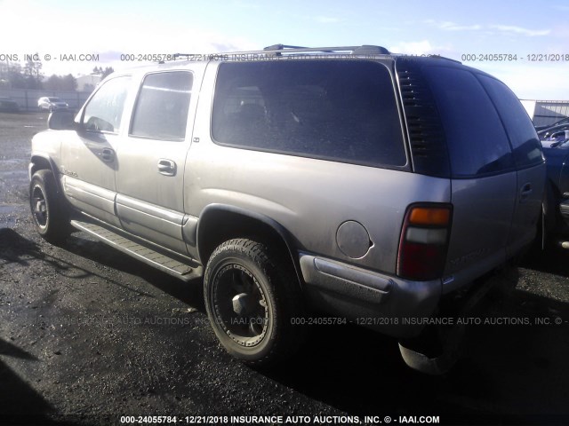 3GKGK26U21G164821 - 2001 GMC YUKON XL K2500 Pewter photo 3