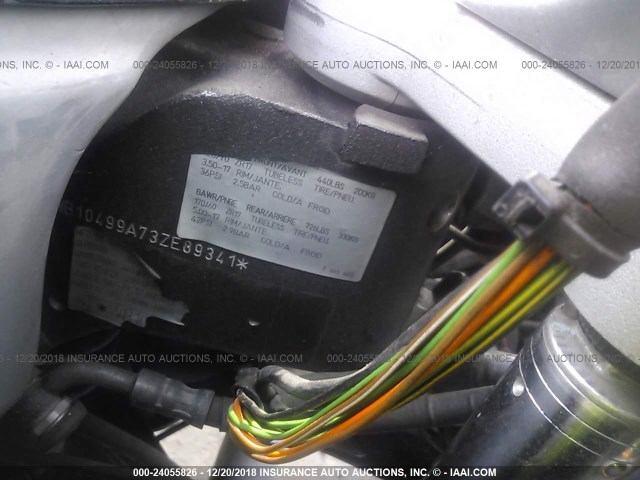 WB10499A73ZE89341 - 2003 BMW R1150 RT BLACK photo 10