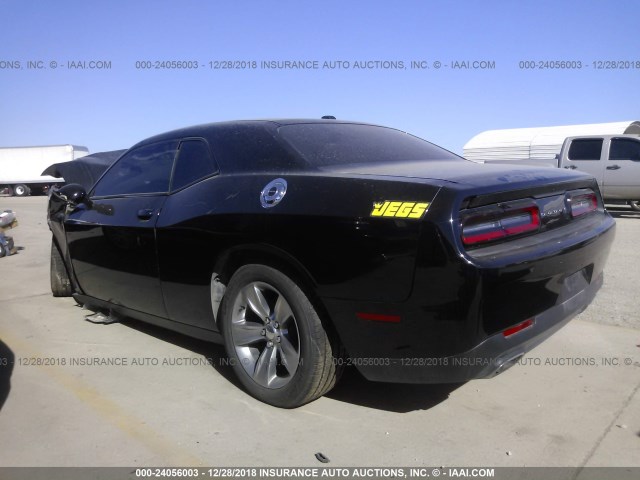 2C3CDZAG6FH911573 - 2015 DODGE CHALLENGER SXT BLACK photo 3