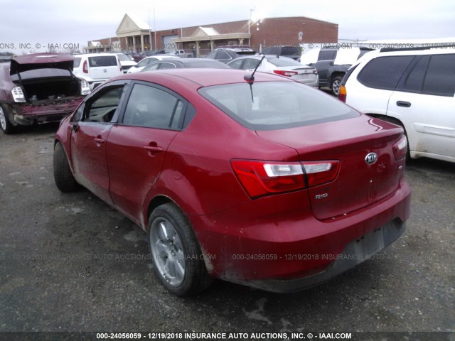 KNADM4A3XH6049671 - 2017 KIA RIO LX RED photo 3