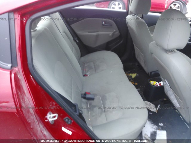 KNADM4A3XH6049671 - 2017 KIA RIO LX RED photo 8