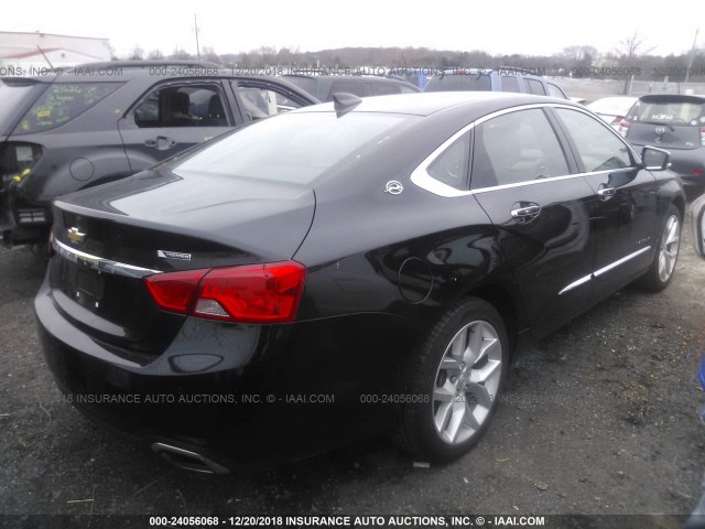 2G1125S39J9126943 - 2018 CHEVROLET IMPALA PREMIER BLACK photo 4