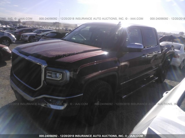 3GTP1NEC8GG369075 - 2016 GMC SIERRA C1500 SLT MAROON photo 2