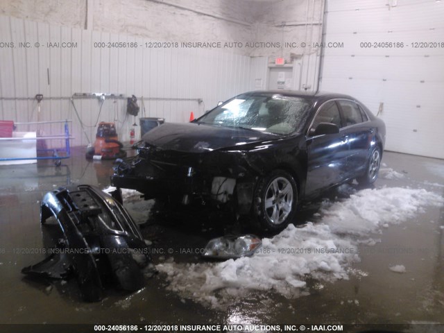 1G1ZB5E09CF269762 - 2012 CHEVROLET MALIBU LS BLUE photo 2