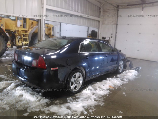 1G1ZB5E09CF269762 - 2012 CHEVROLET MALIBU LS BLUE photo 4