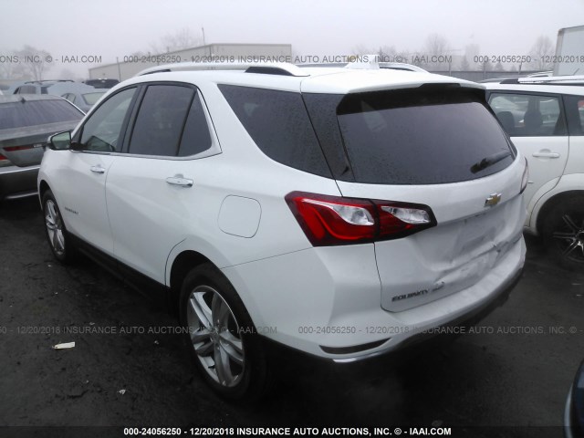 3GNAXPEX4KL195662 - 2019 CHEVROLET EQUINOX PREMIER WHITE photo 3