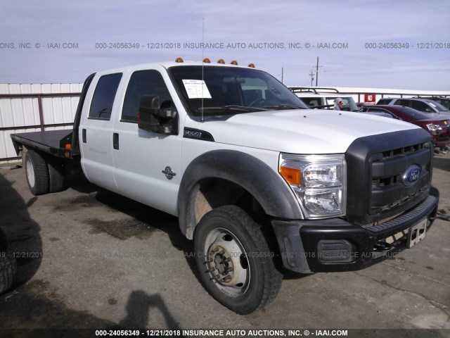 1FD0W5HT6FED56650 - 2015 FORD F550 SUPER DUTY WHITE photo 1