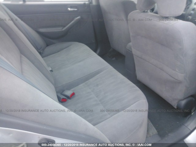 1HGES26783L009999 - 2003 HONDA CIVIC EX SILVER photo 8