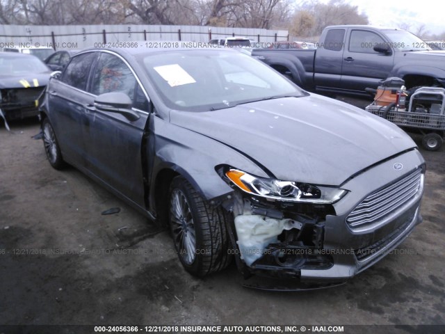 3FA6P0K97DR379639 - 2013 FORD FUSION TITANIUM GRAY photo 1