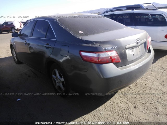 JTNBE46K573000560 - 2007 TOYOTA CAMRY NEW GENERAT CE/LE/XLE/SE GRAY photo 3