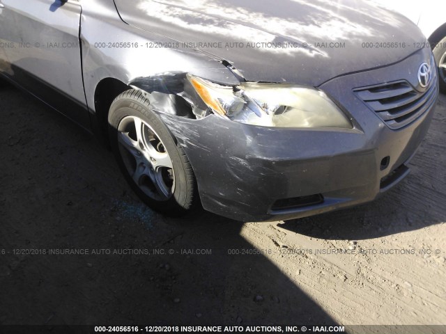 JTNBE46K573000560 - 2007 TOYOTA CAMRY NEW GENERAT CE/LE/XLE/SE GRAY photo 6