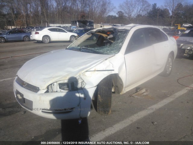 2G1WB5E38E1164590 - 2014 CHEVROLET IMPALA LIMITED LT WHITE photo 2