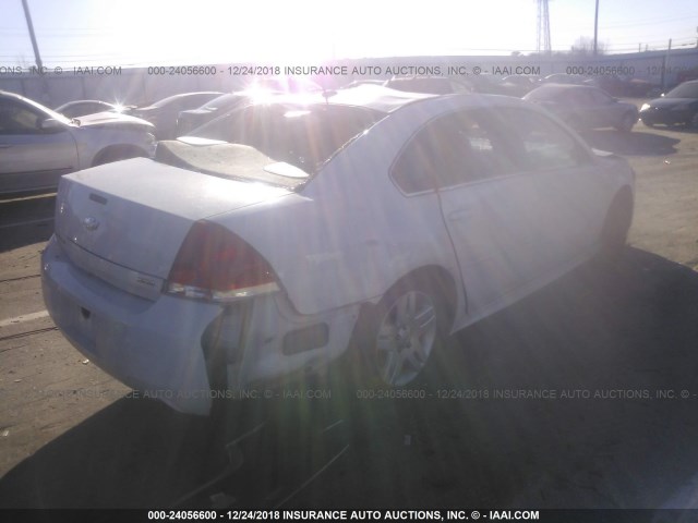 2G1WB5E38E1164590 - 2014 CHEVROLET IMPALA LIMITED LT WHITE photo 4