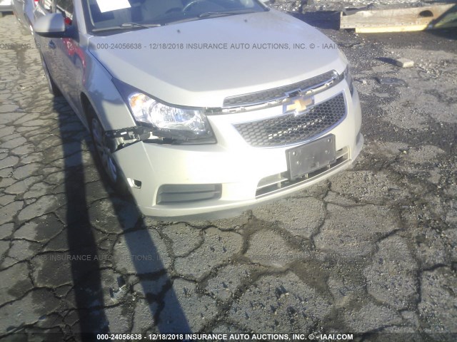 1G1PF5S93B7122845 - 2011 CHEVROLET CRUZE LT SILVER photo 6