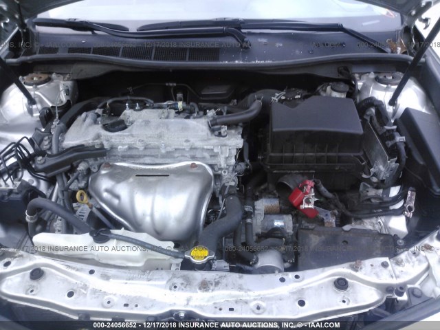 4T1BF1FK0EU451186 - 2014 TOYOTA CAMRY L/SE/LE/XLE 银色 照片 10