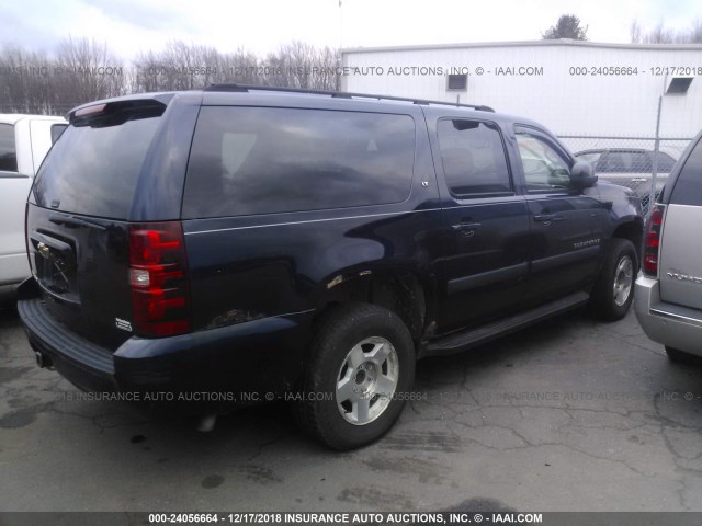 1GNFK16387J175118 - 2007 CHEVROLET SUBURBAN K1500 Dark Blue photo 4