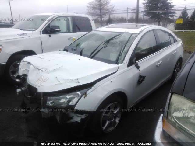 1G1PE5SB6G7113442 - 2016 CHEVROLET CRUZE LIMITED LT WHITE photo 2