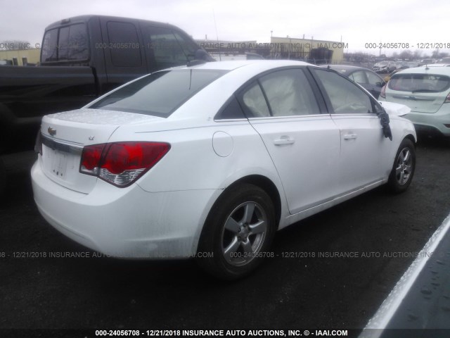 1G1PE5SB6G7113442 - 2016 CHEVROLET CRUZE LIMITED LT WHITE photo 4