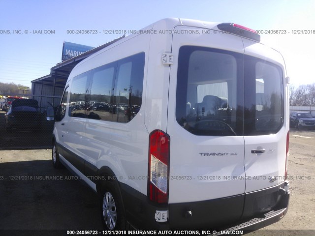 1FBAX2CM4JKA02161 - 2018 FORD TRANSIT T-350 WHITE photo 3