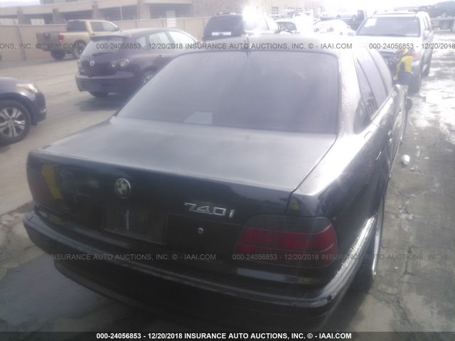WBAGG834XYDN76865 - 2000 BMW 740 I AUTOMATIC BLACK photo 4