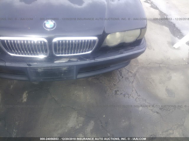 WBAGG834XYDN76865 - 2000 BMW 740 I AUTOMATIC BLACK photo 6
