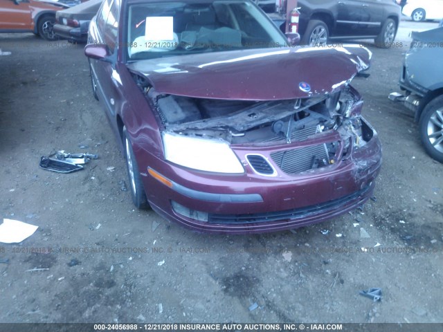 YS3FD49Y441015852 - 2004 SAAB 9-3 ARC MAROON photo 6