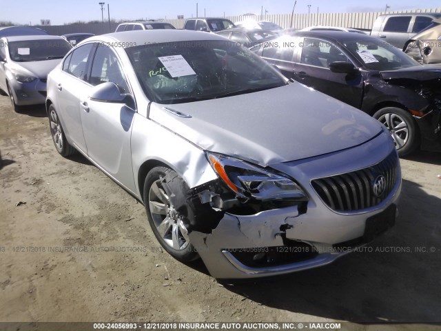 2G4GK5EX2F9273205 - 2015 BUICK REGAL SILVER photo 1