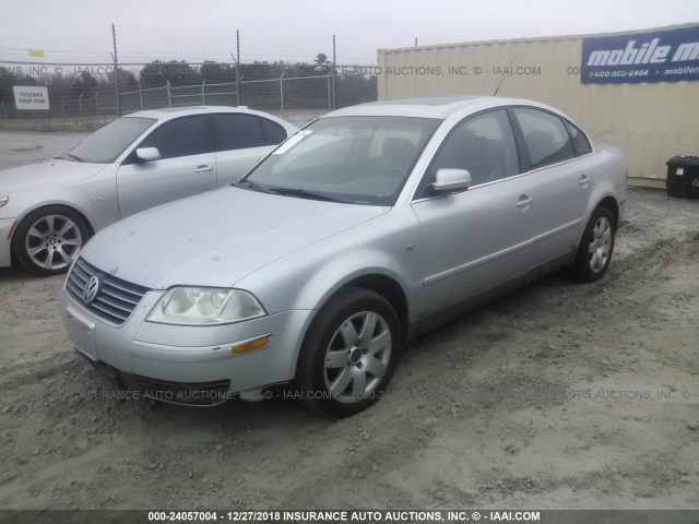 WVWRH63B72P071514 - 2002 VOLKSWAGEN PASSAT GLX 银色 照片 2