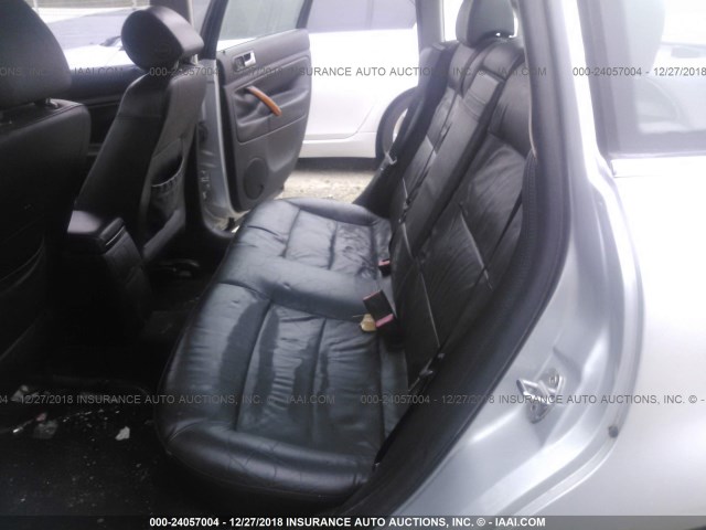 WVWRH63B72P071514 - 2002 VOLKSWAGEN PASSAT GLX 银色 照片 8