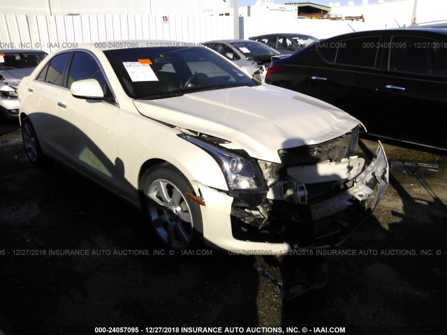 1G6AA5RA2D0141185 - 2013 CADILLAC ATS WHITE photo 1