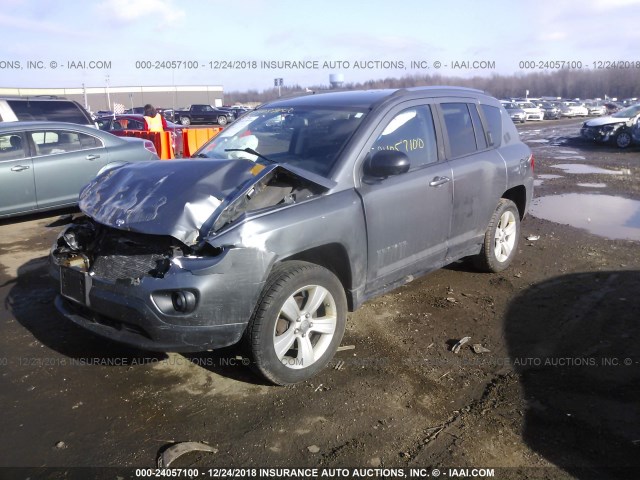 1J4NF1FB3BD279162 - 2011 JEEP COMPASS SPORT GRAY photo 2