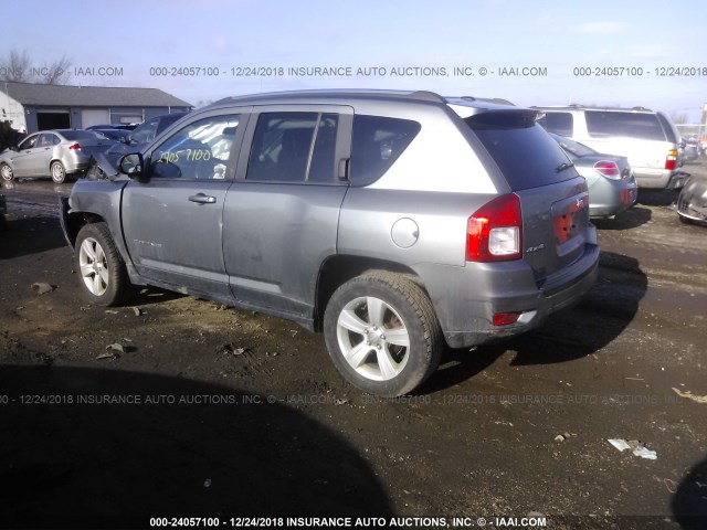 1J4NF1FB3BD279162 - 2011 JEEP COMPASS SPORT GRAY photo 3