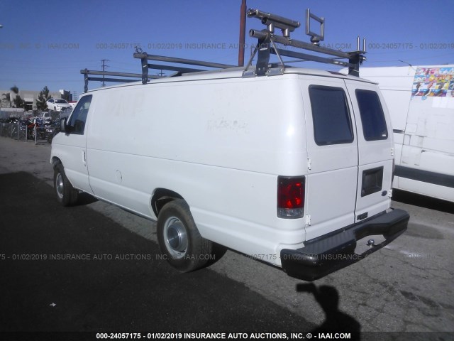 1FTSS34L43HB95681 - 2003 FORD ECONOLINE E350 SUPER DUTY VAN WHITE photo 3