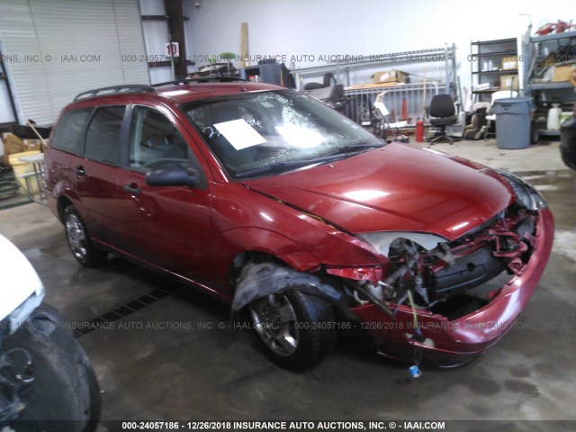 1FAFP36N25W237352 - 2005 FORD FOCUS ZXW RED photo 1