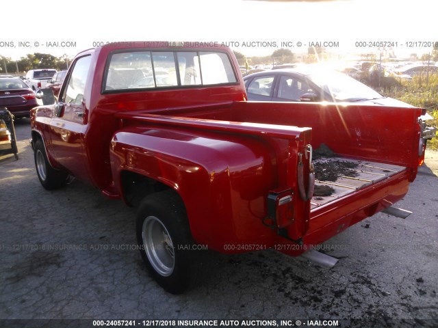 1GCER14K1HS110018 - 1987 CHEVROLET R10 RED photo 3