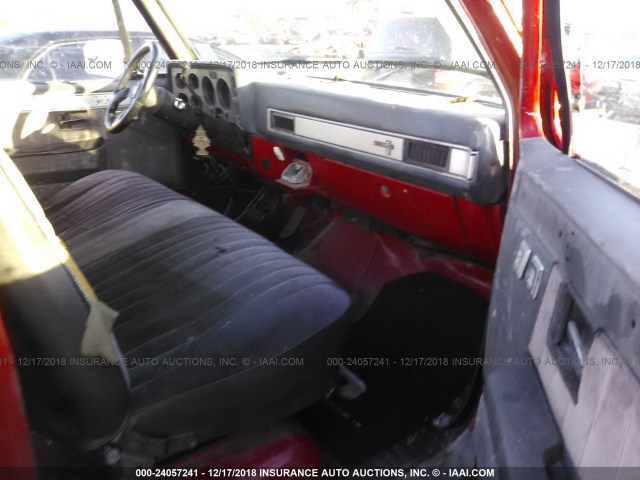 1GCER14K1HS110018 - 1987 CHEVROLET R10 RED photo 5