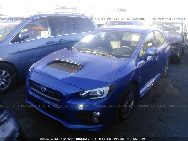 JF1VA2S62F9835544 - 2015 SUBARU WRX BLUE photo 2