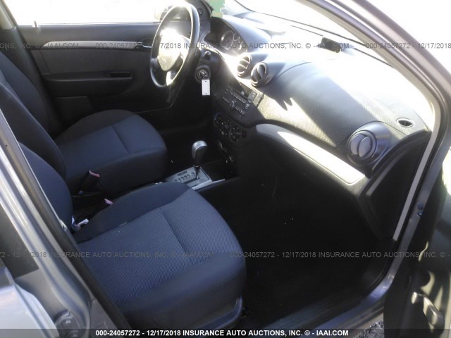 KL1TD5DE6AB079823 - 2010 CHEVROLET AVEO LS/LT 灰色 照片 5
