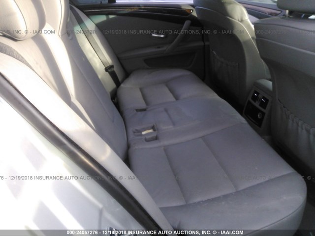 WBANW13539C160125 - 2009 BMW 535 I GRAY photo 8