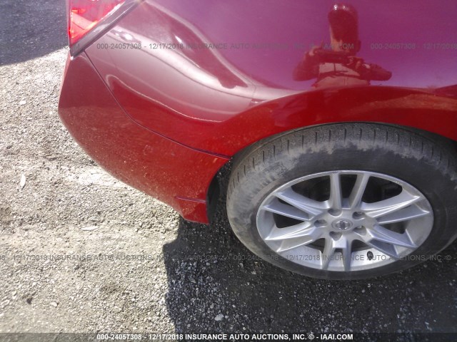 1N4BL24E18C204274 - 2008 NISSAN ALTIMA 3.5SE RED photo 6