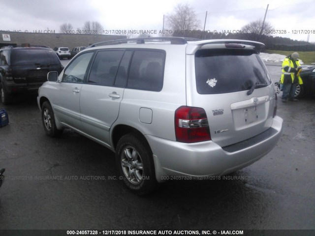 JTEHP21A870190315 - 2007 TOYOTA HIGHLANDER SPORT SILVER photo 3