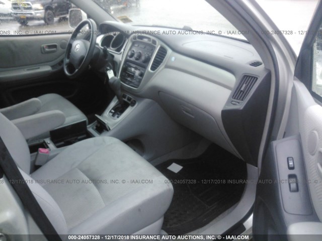 JTEHP21A870190315 - 2007 TOYOTA HIGHLANDER SPORT SILVER photo 5