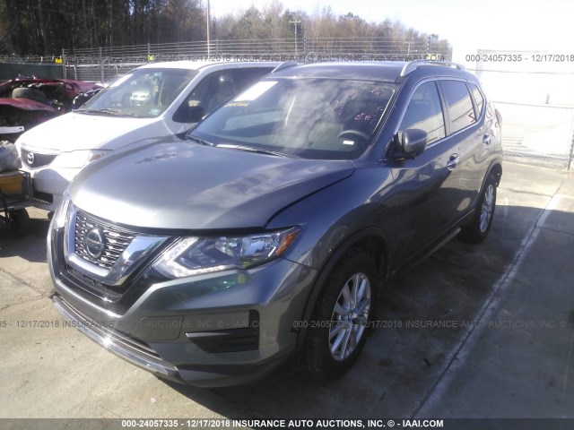 5N1AT2MT1KC701039 - 2019 NISSAN ROGUE GRAY photo 2