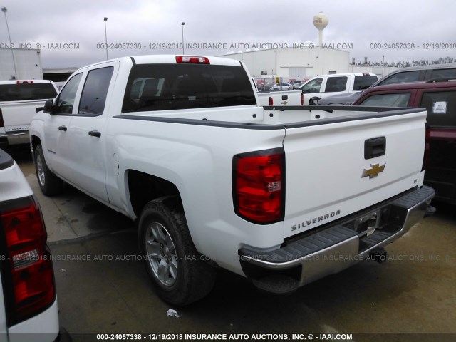 3GCPCREC1EG216603 - 2014 CHEVROLET SILVERADO C1500 LT WHITE photo 3