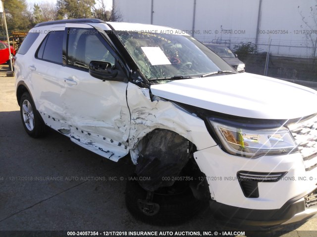 1FM5K7D87JGB29950 - 2018 FORD EXPLORER XLT WHITE photo 6