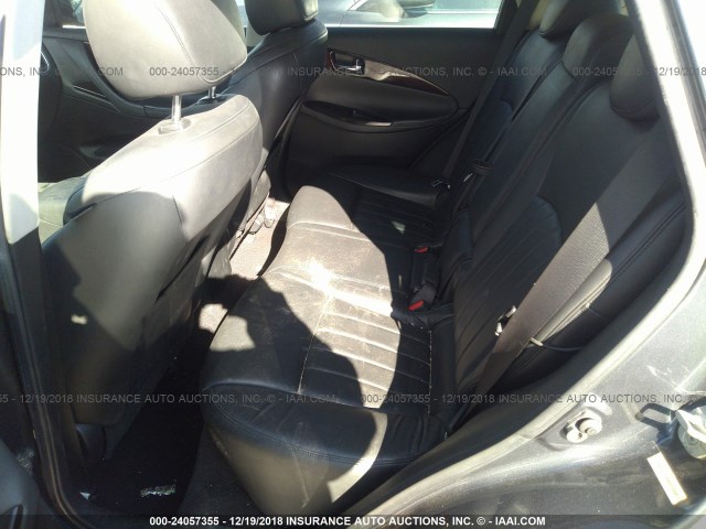 JNKAJ09F88M351587 - 2008 INFINITI EX35 JOURNEY BLACK photo 8