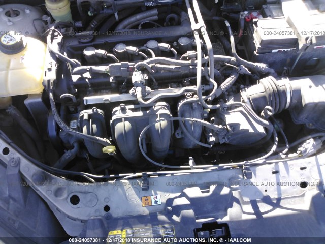 1FAFP34N86W118886 - 2006 FORD FOCUS ZX4 GOLD photo 10