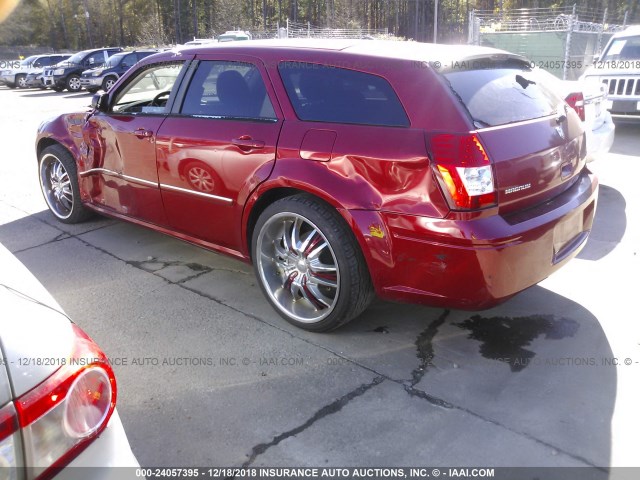 2D4FV47VX7H754293 - 2007 DODGE MAGNUM SXT RED photo 3