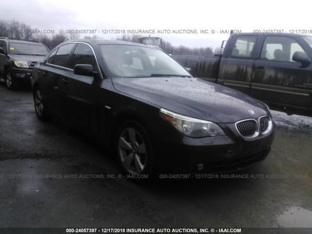 WBANF33577CS41606 - 2007 BMW 525 XI BLACK photo 1