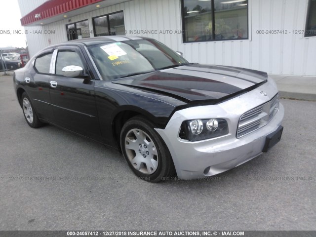 2B3KA43R96H380372 - 2006 DODGE CHARGER SE/SXT BLACK photo 1